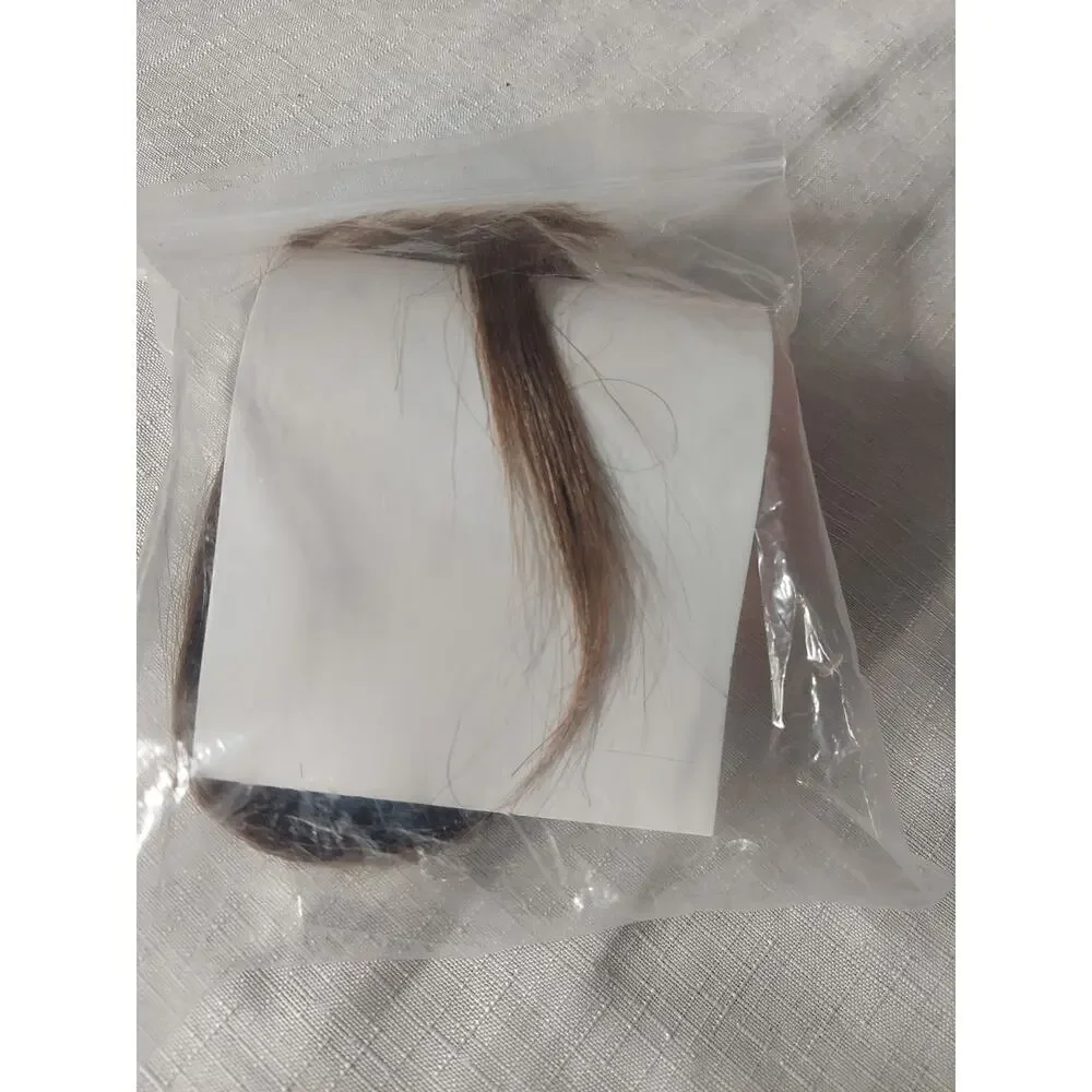Womens Clip In Hair Bangs Brown Fringe Extension Natural Style Hairpiece